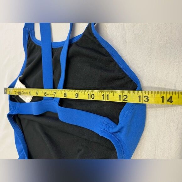 NIKE Womens Royal Blue Performance One-Piece Swimsuit Lined Hydrastrong 32 sz 6 - Picture 8 of 14